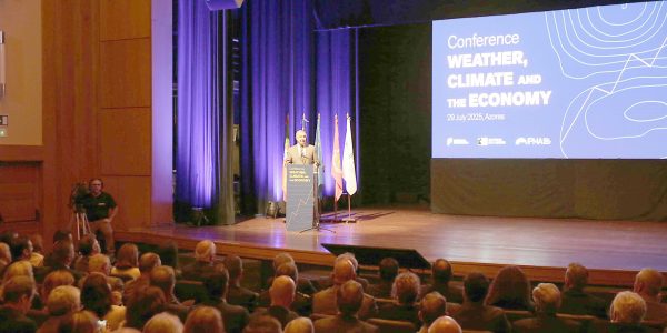 José Manuel Bolieiro presidiu à abertura da conferência internacional “Weather, Climate and the Economy”