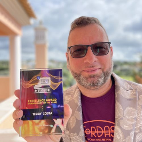 Terry Costa é consagrado com o Prémio de Excelência nos “Iberian Festival Awards”