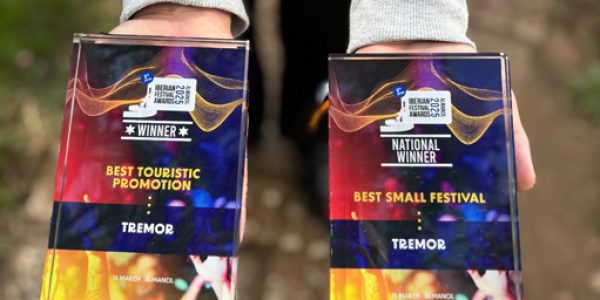 Tremor premiado como “melhor festival pequeno” e “melhor promoção turística” nos “Iberian Festival Awards”